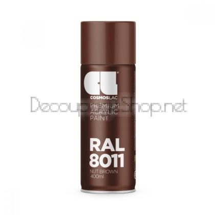 Спрей Cosmos Lac RAL 8011 ГЛАНЦ Серия NUT BROWN