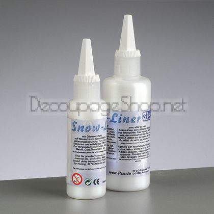 Контур Snow-Liner със слюда-ефект, 100 ml