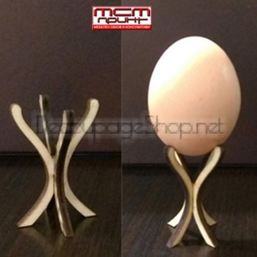 Стойка за яйце от шперплат 3мм