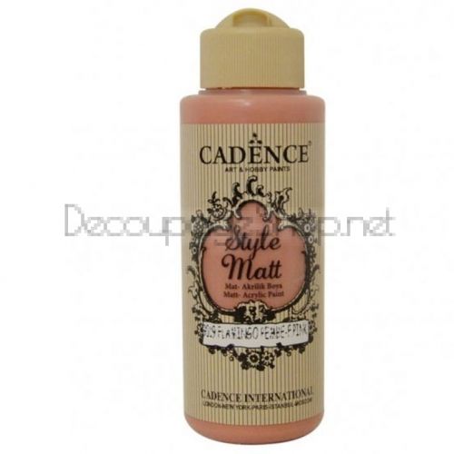 CADENCE АКРИЛНА БОЯ STYLE MATT 120 МЛ. - FLAMINGO PINK 9019