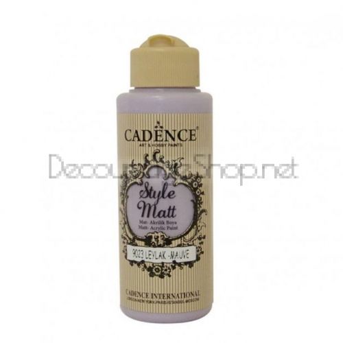 CADENCE АКРИЛНА БОЯ STYLE MATT 120 МЛ. - MAUVE 9023