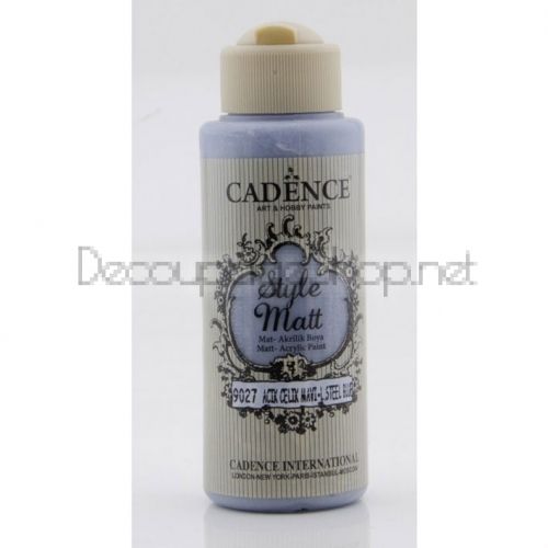 CADENCE АКРИЛНА БОЯ STYLE MATT 120 МЛ.-LIGHT STEEL BLUE 9027