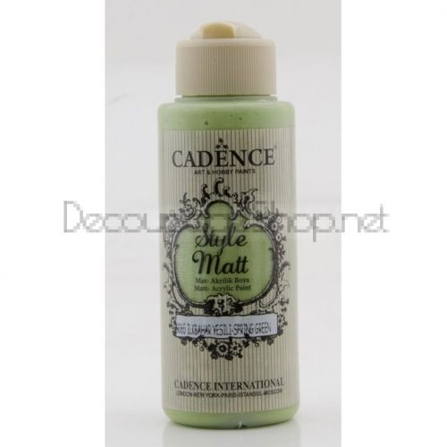 CADENCE АКРИЛНА БОЯ STYLE MATT 120 МЛ. - SPRING GREEN 9065
