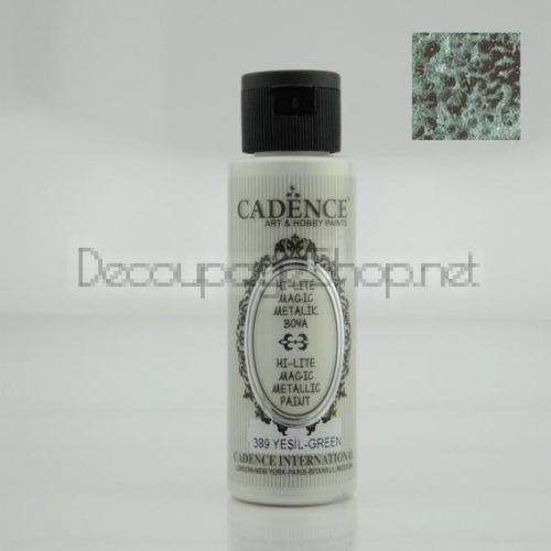 CADENCE АКРИЛНА БОЯ HI-LITE MAGIC METALLIC 70 МЛ-GREEN 389