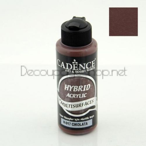 CADENCE АКРИЛНА БОЯ HYBRID 120 МЛ. - CHOCALATE H-017