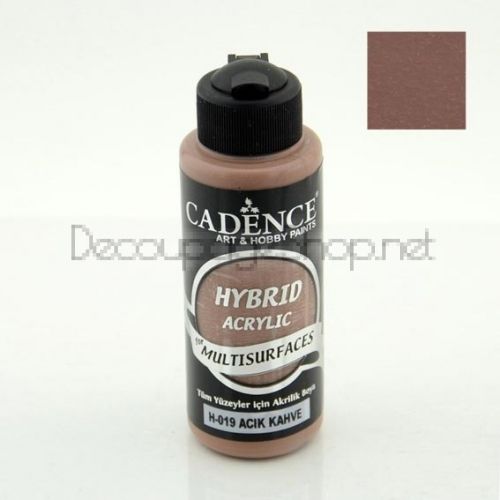 CADENCE АКРИЛНА БОЯ HYBRID 120 МЛ. - LIGHT BROWN H-019