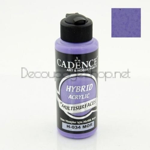 CADENCE АКРИЛНА БОЯ HYBRID 120 МЛ. - PURPLE H-034