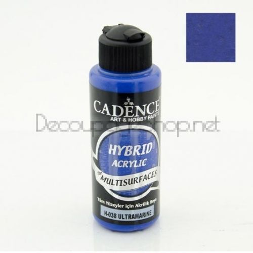 CADENCE АКРИЛНА БОЯ HYBRID 120 МЛ. - ULTRAMARINE H-038