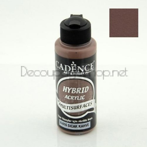 CADENCE АКРИЛНА БОЯ HYBRID 120 МЛ. - WARM BROWN H-016