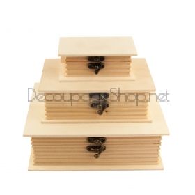 Дървена кутия книга - ГОЛЯМА КУТИЯ - B2015 - 20 x 15 x 6 см