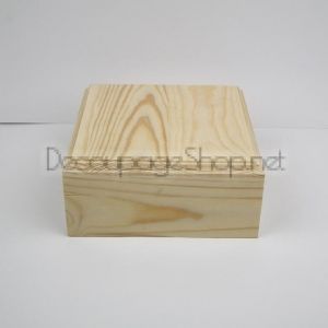 Дървена кутия 16 х 16 х 7см - 16167D