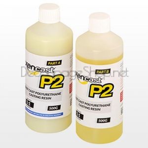 Xencast P2 - бързо съхнеща полиуретанова смола за леене Resin 1kg пакет