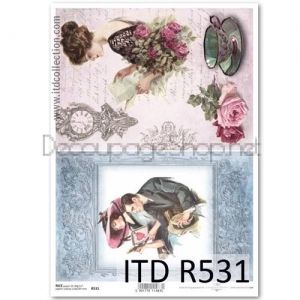 ITD COLLECTION ДЕКУПАЖНА ОРИЗОВА ХАРТИЯ А4 - R0531