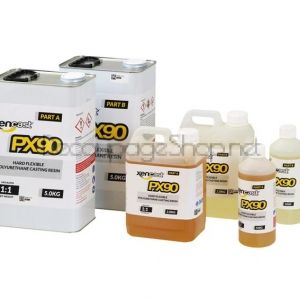 Xencast® PX90 твърда полиуретанова смола 90 Shore A - Xencast PX90 Hard Flexible Polyurethane Casting Resin - 1kg