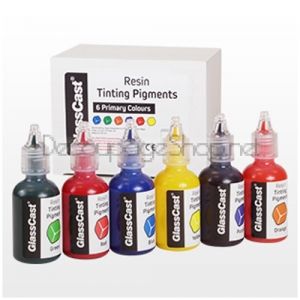 Прозрачни оцветители за прозрачна смола - опаковка от 6 бр - Translucent Tinting Pigments for Clear Resin