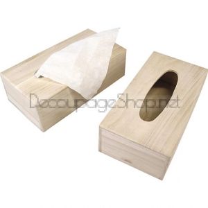 CREATIV Дървена кутия за  салфетки - 27 х 14 х 8см