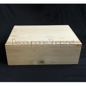 Дървена кутия с 6 отделения за часовници- 30х16х8см
