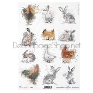 ITD COLLECTION ДЕКУПАЖНА ОРИЗОВА ХАРТИЯ А4 - R1686