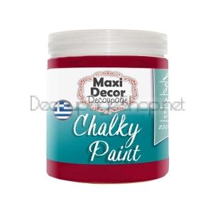 Тебеширена боя CHALKY PAINT - Maxi Decor - цвят 525 BORDEAUX - 250МЛ.