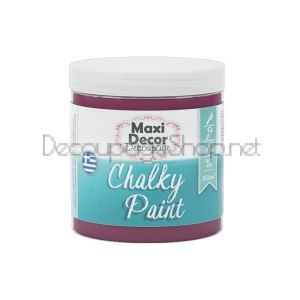 Тебеширена боя CHALKY PAINT - Maxi Decor - цвят 602 CRANBERRY - 250МЛ.