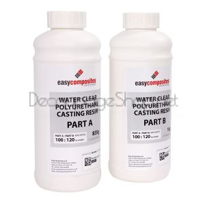 PC15 Water Clear Polyurethane Casting Resin - Прозрачна (КРИСТАЛНА) полиуретанова смола за леене - 1,8кг