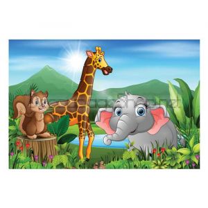 ПЪЗЕЛ 30 ЧАСТИ	“Жираф, слонче и катеричка“