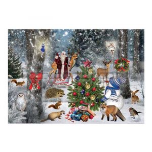 ПЪЗЕЛ 30 ЧАСТИ “Дядо Коледа с горските животни“