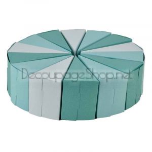 Комплект от 14 Кутийки за Картонена Торта : 3 цвятa Сини