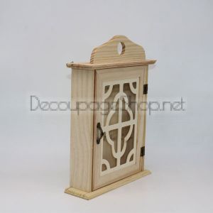 Дървена кутия за ключове 21,5 х 5,5 х 28,0 см.