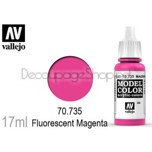 Боя за моделисти Model color 17 мл. Fluorescent Magenta - Acrylicos Vallejo