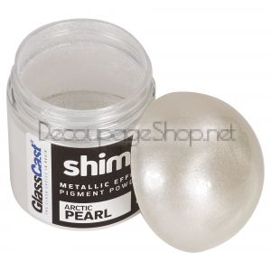 SHIMR Metallic Resin Pigment - Arctic Pearl 20g - висококачествен гъвкав прахообразен пигмент 20гр