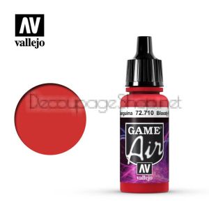 Game Air - боя за аерографи 17 мл. Bloody Red - Acrylicos Vallejo