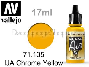 Model Air - боя за аерографи 17 мл. IJA Chrome Yellow - Acrylicos Vallejo