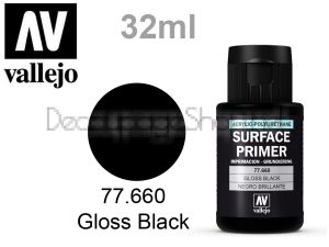 Черен повърхностен грунд 32ml - Acrylicos Vallejo