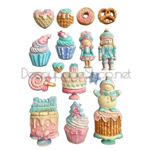 STAMPERIA CANDY CHRISTMAS СИЛИКОНОВ МОЛД KACMA584