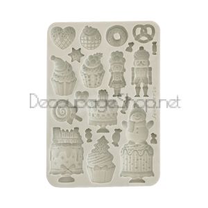 STAMPERIA CANDY CHRISTMAS СИЛИКОНОВ МОЛД KACMA584