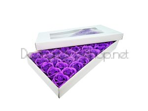 Сапунена роза Elegantz Love Purple , 6.5см x5см, Лилав
