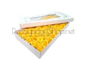 Сапунена роза  Love Yellow , 6.5см x5см, Жълт