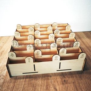 Органайзер за телефони - 31 х 10(14) х 28см - 24 броя телефони