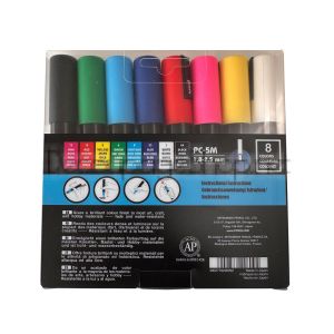 Акрилни Маркери Posca PC-5M : 8 Цвята : Classic Colours