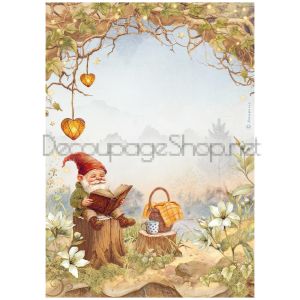 STAMPERIA WHISPERING WOODS ДЕКУПАЖНА ХАРТИЯ А4 - DFSA41060