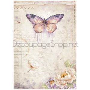 STAMPERIA QUIET DAYS ДЕКУПАЖНА ОРИЗОВА ХАРТИЯ А4 - DFSA41075