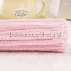 Дълги Плюшени Телчета : Пакет с 10 Броя : 30см РОЗОВО-ЛИЛАВО