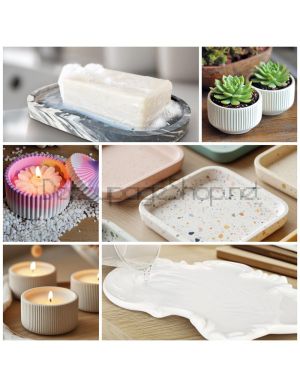 Aqua Shield - Добавка за екосмоли и гипсови отливки - за водоустойчивост, порцеланов ефект и здравина