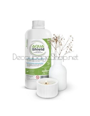 Aqua Shield - Добавка за екосмоли и гипсови отливки - за водоустойчивост, порцеланов ефект и здравина