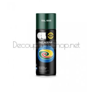 Спрей боя Cosmos Lac Fast Acrylic - 6005 ТЪМНОЗЕЛЕН ГЛАНЦ MOSS GREEN