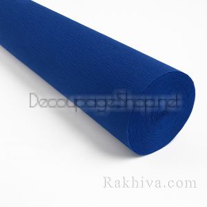 Крепирана хартия , ROYAL BLUE  (синьо) (140/55)