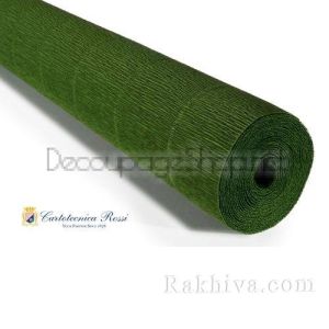 Крепирана хартия (Италия Cartotecnica rossi) 180 гр., 20/591 (зелено)