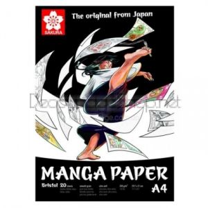 Скицник за Маркери Sakura Манга : 250 gsm : 20 Листа : А4