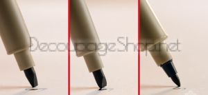 Mаркер Sakura Pigma Graphic 2 mm : Черен